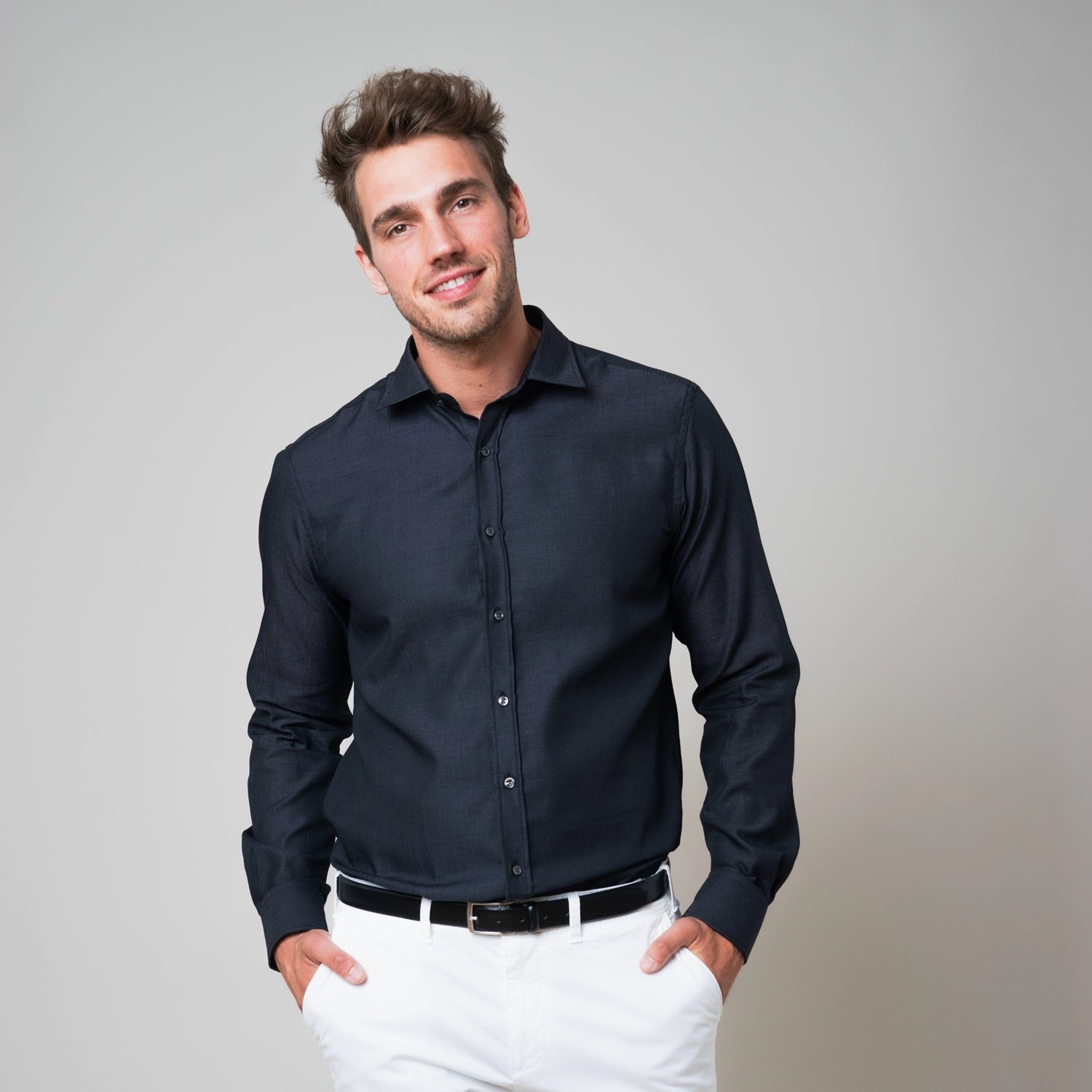 Hemd extra langer Arm 72 Überlänge RIESENHEMD Hamburg Model Stockholm-5