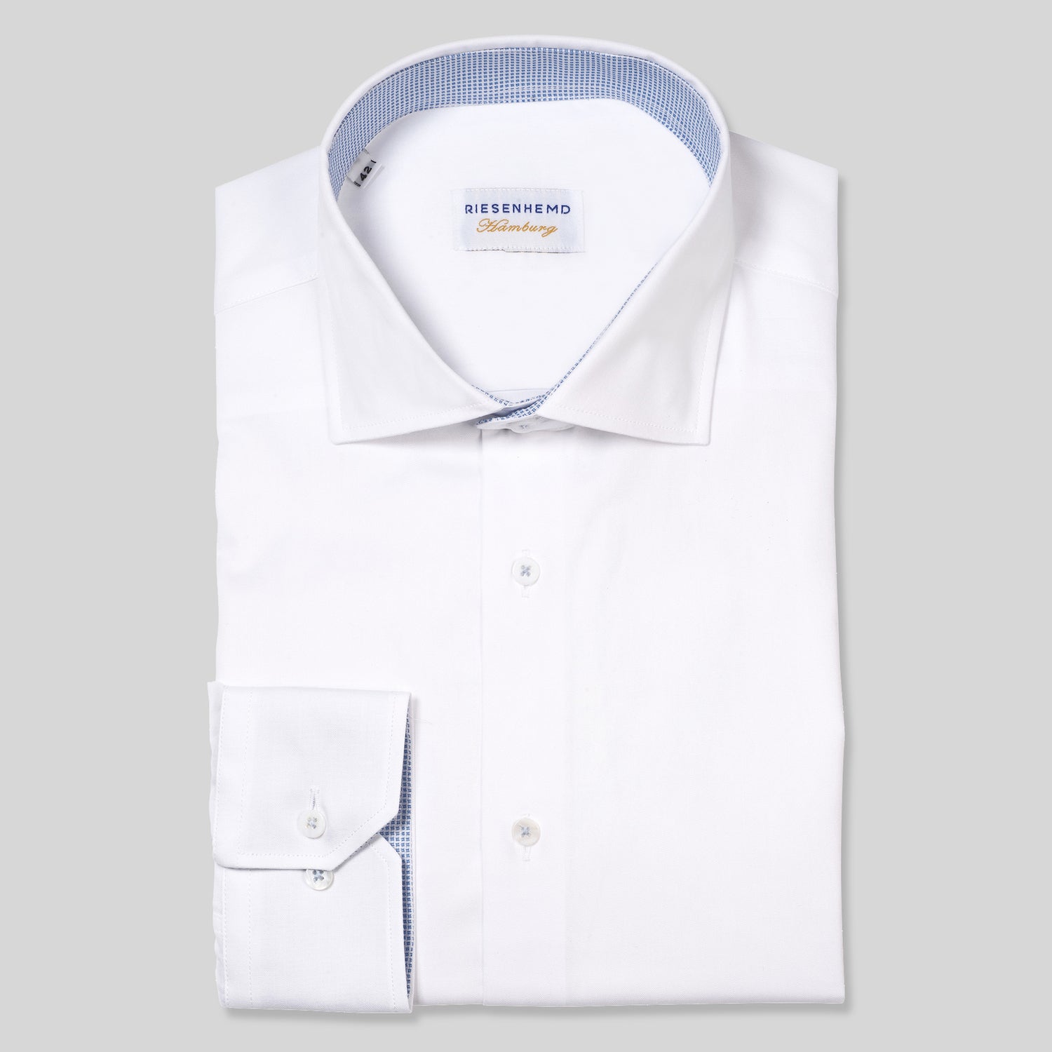 Tolles Hemd in Überlänge mit extra langem Arm 72 cm, in Slim Fit oder Modern Fit - RIESENHEMD Hamburg