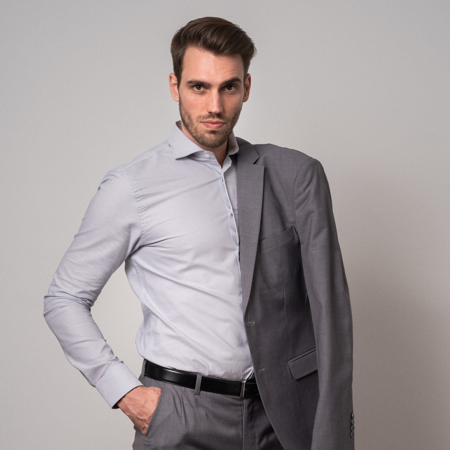 Tolles Hemd in Überlänge mit extra langem Arm 72 cm, in Slim Fit oder Modern Fit - RIESENHEMD Hamburg