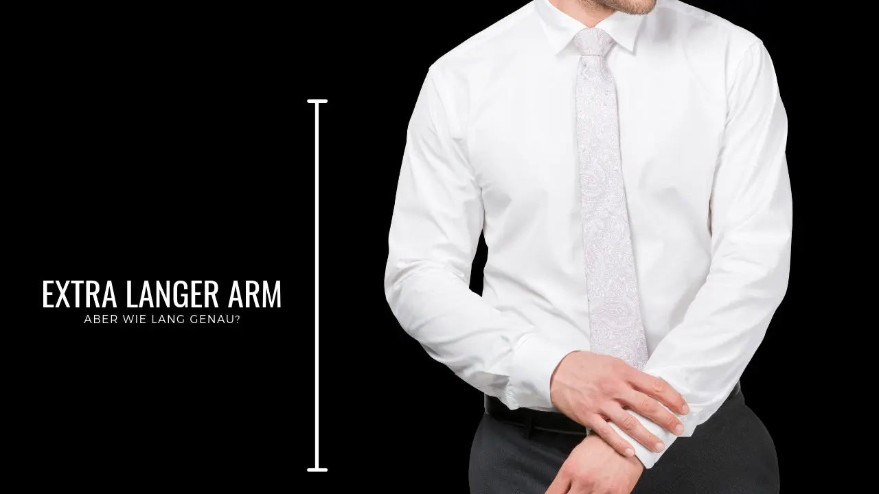 RIESENHEMD - extra langer arm, aber wie lang genau