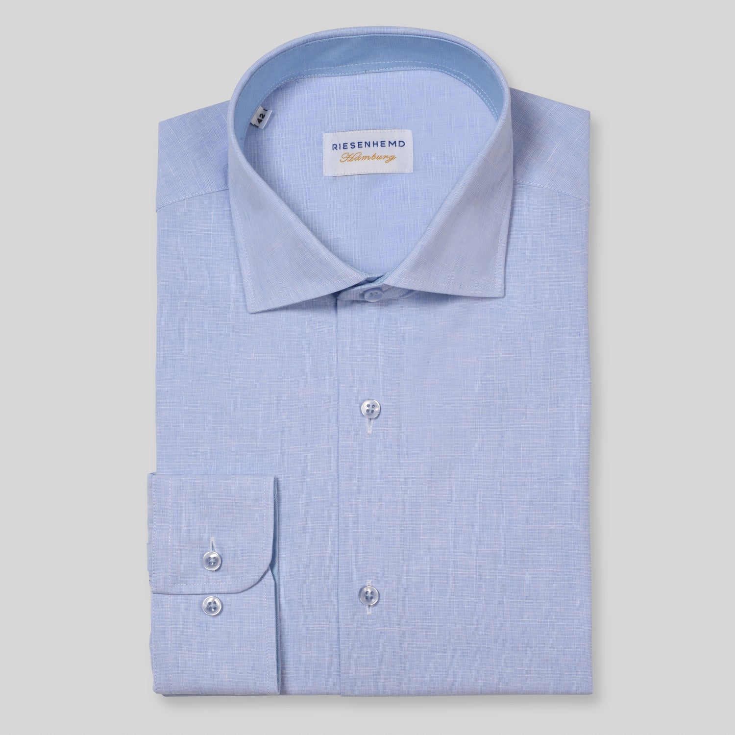 Tolles Hemd in Überlänge mit extra langem Arm 72 cm, in Slim Fit oder Modern Fit - RIESENHEMD Hamburg
