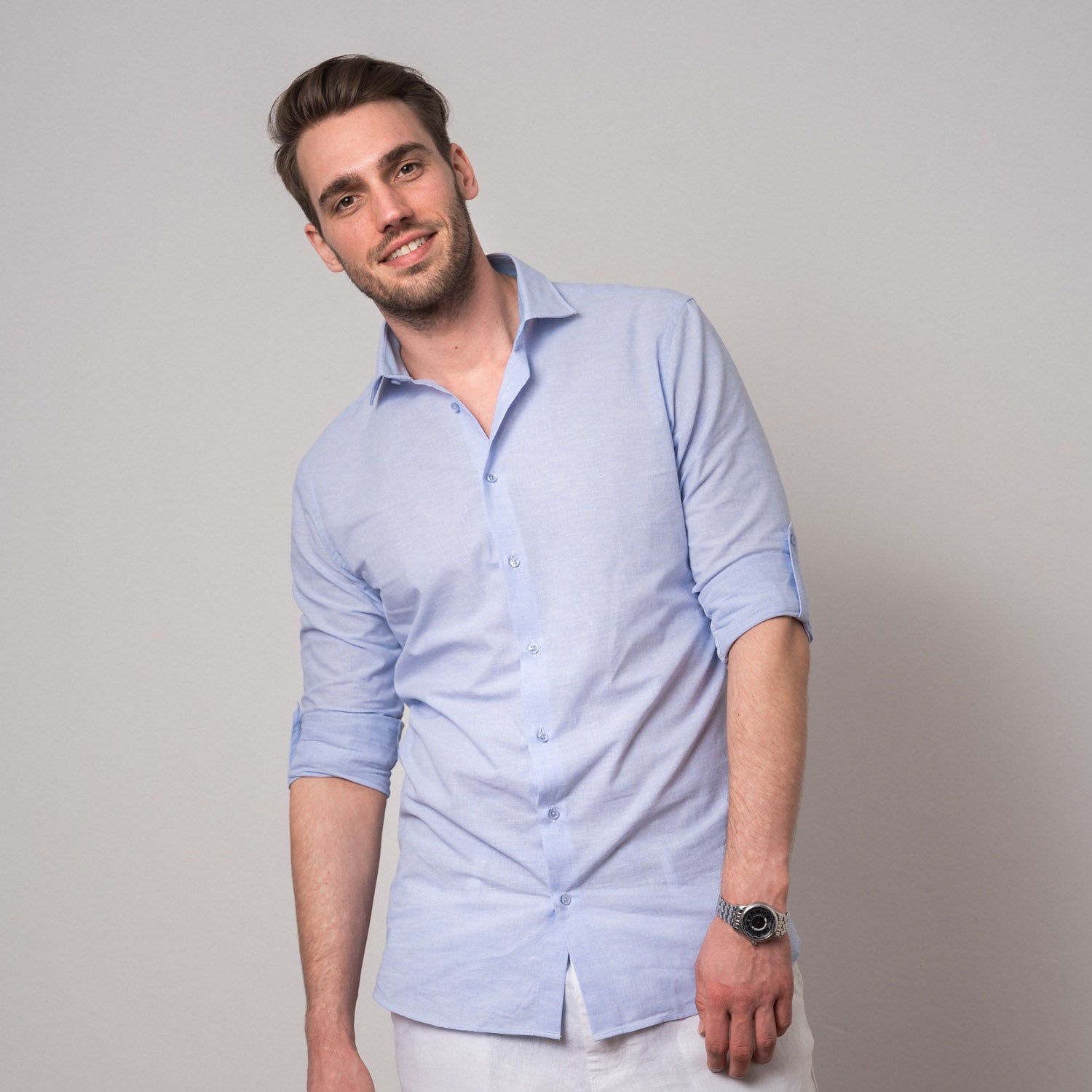 Tolles Hemd in Überlänge mit extra langem Arm 72 cm, in Slim Fit oder Modern Fit - RIESENHEMD Hamburg