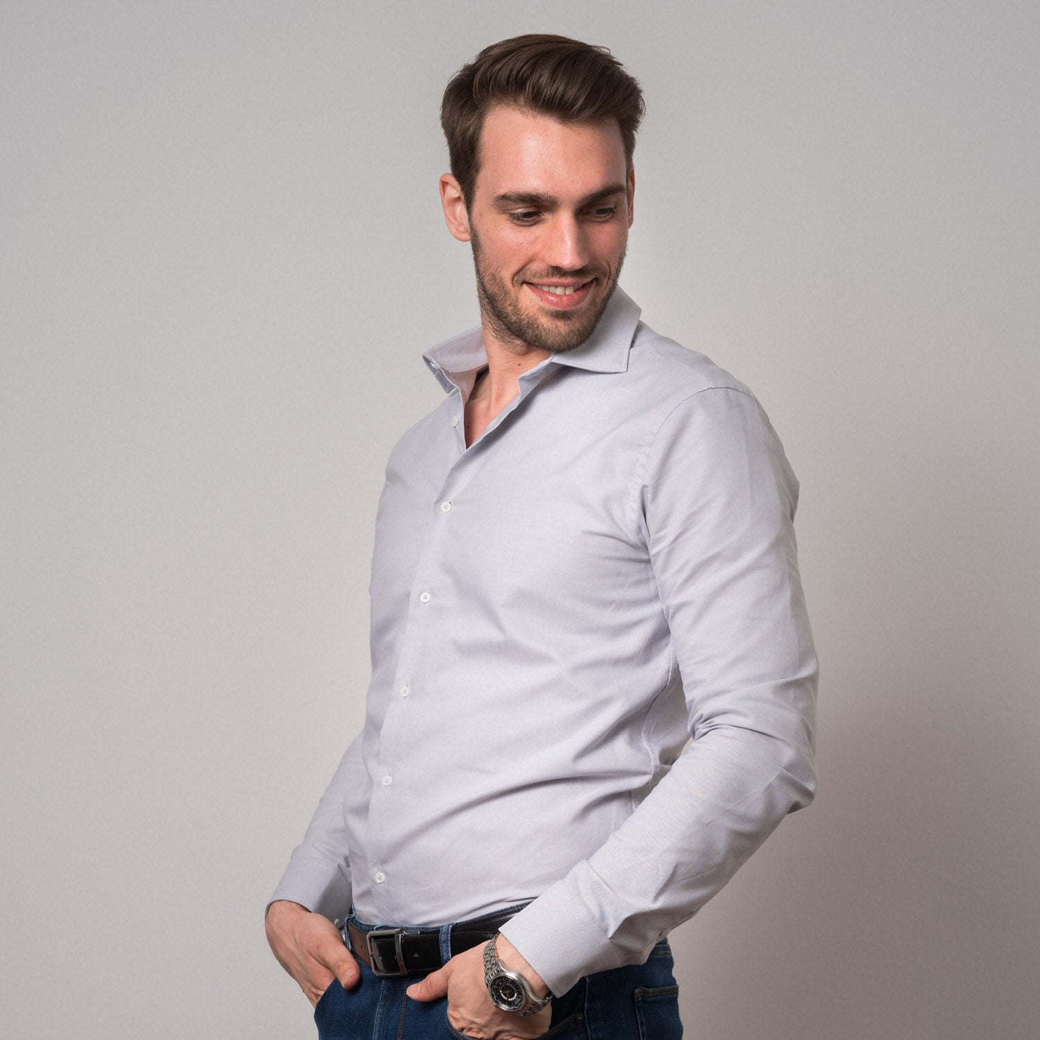 Tolles Hemd in Überlänge mit extra langem Arm 72 cm, in Slim Fit oder Modern Fit - RIESENHEMD Hamburg
