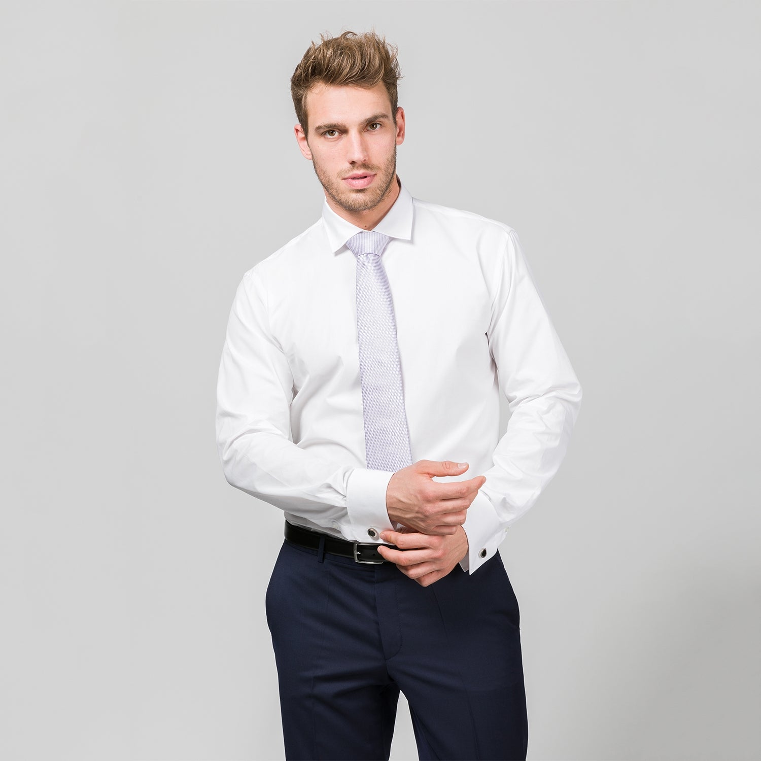 Tolles Herren Hemd für grosse Männer mit extra langem Arm 72 cm und Überlänge von RIESENHEMD