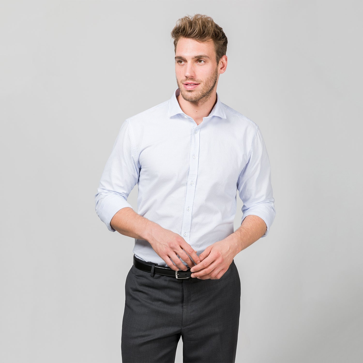 Tolles Hemd für grosse Herren mit extra langem Arm 72 cm und Überlänge von RIESENHEMD